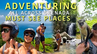 Almost HIT BY STREET RACERS while SCOOTERING – Waterfalls, Monkeys & the BEST LOOKOUT – Ep 48