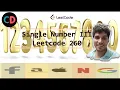 Single Number III Leetcode 260 Live coding session