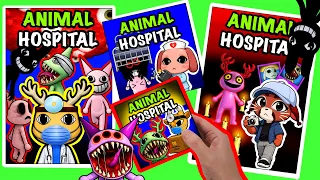 Roblox Animal Hospital Game Book Blindbag Compilation Tutorial 로블록스 동물병원 게임북 만들기 ✂️🎮 무료도안 ASMR paper