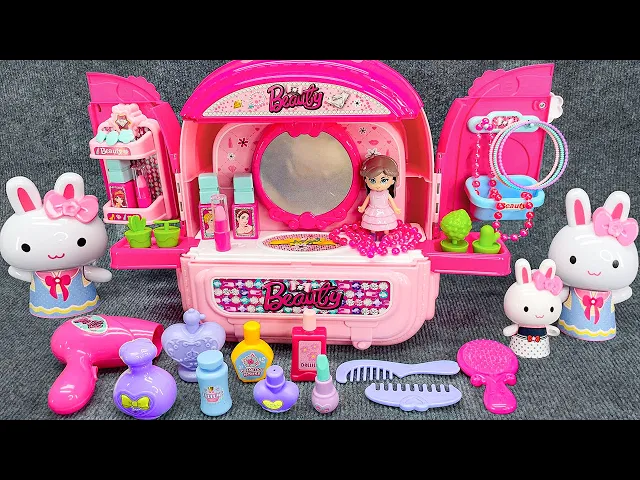 Download MP3 127 Minutes Satisfying with Unboxing Beauty Pink Make up Toys, Beauty Bag Playset Collection | ASMR