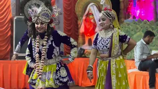 राधा कृष्ण की जबरदस्त झांकी | Radha Panghat Pe Aana | Shiva Shalu Jhanki | Roj Roj Kanha Mujhe Itna