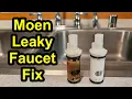 Moen Kitchen Faucet Cartridge Replacement - Leaky Moen Faucet Fix