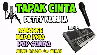 Download TAPAK CINTA  KARAOKE NADA PRIA MP3