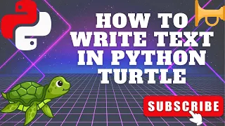 how to write text in turtle python adding text in turtle canvas python tutorial