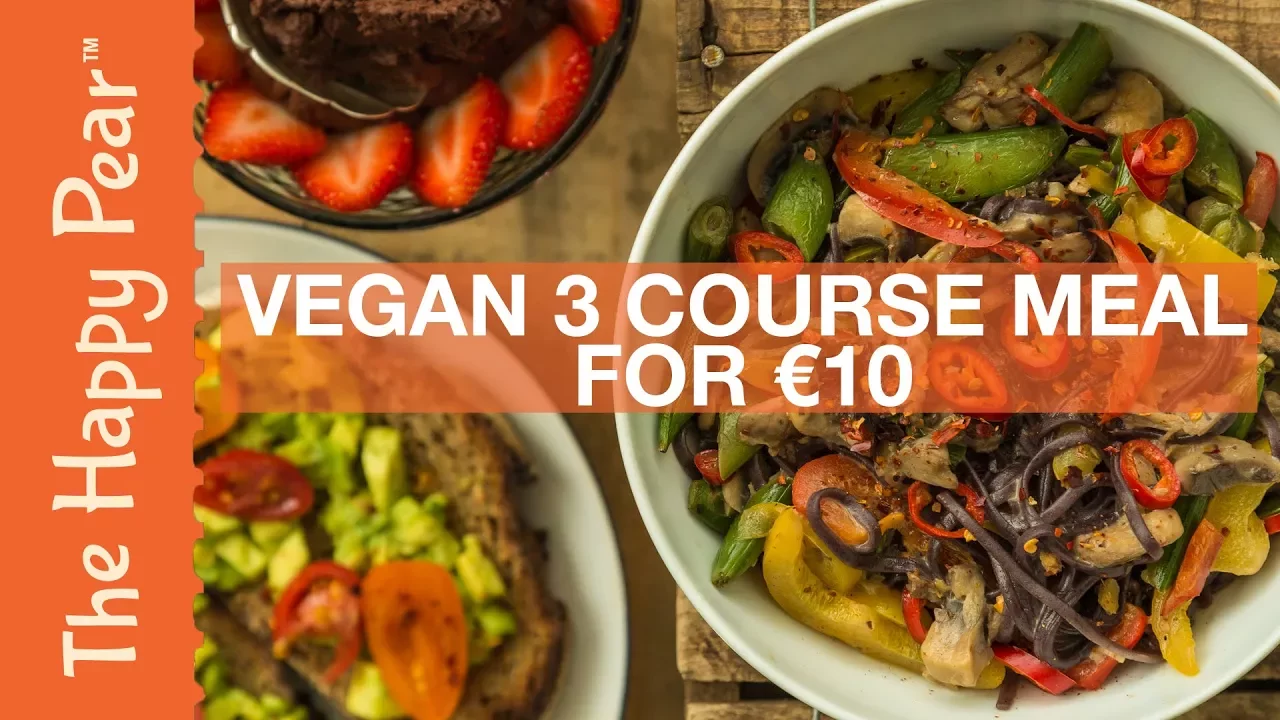 VEGAN 3 COURSE MEAL FOR UNDER 10 EURO   THE HAPPY PEAR