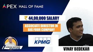 APEX HALL OF FAME 44 00 000 SALARY FOR ASSOCIATE DIRECTOR IN BIG FOUR Vinay Bedekar