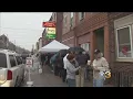 Shoppers Wait In Long Lines For Taste Of Isgro Italian Pastries In South Philadelphia