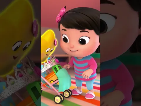 Hora de dormir con mi osito de peluche 🧸🌙 #LittleBabyBum #Osito