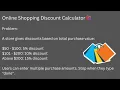 20 Python Practice Shopping Discount Calculator Using Loops Conditionals