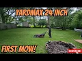 YARDMAX 24 Inch Self Propelled FIRST MOW IMPRESSIONS