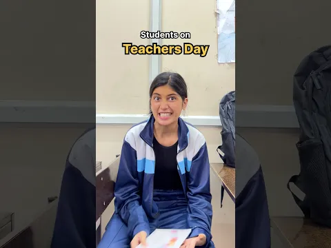 Students on Teachers Day 🤣🤌🏻 #shorts