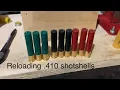 Saving money Reloading 410 shotshells by hand Is it worth it Time will tell