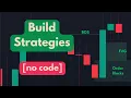Create Trading Strategies Free No Coding w Visual Builder Drag n Drop TradingView PineScript