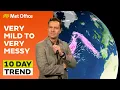 10 Day Trend 2025 More rain next week Met Office weather forecast UK