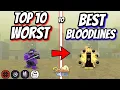 Top 10 BEST EVER Shindo Life Bloodlines Shindo Life Bloodline Tier List