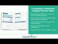 Confidential Employee Record Folder Expanded