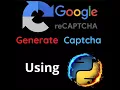 How to make captcha generator using python
