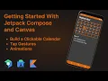 Build a Clickable Calendar in Jetpack Compose with Canvas and Animations - Android Studio Tutorial