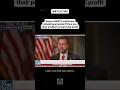 Vance ADMITS politicians should be arrested if they use their position for personal profit