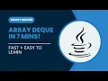 Java Array Deque Explained with Examples Tutorial for Beginners