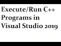 How to Write C Programs in Visual Studio 2019