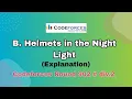 B Helmets in Night Light Explanation Codeforces Round 902