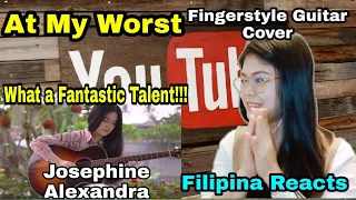 Download Josephine Alexandra | AT MY WORST | Fingerstyle Guitar Cover | REACTION VIDEO | Marzel MP3