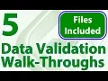 5 Data Validation Tricks - Workbook Included