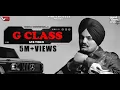 G CLASS Full Song Sidhu Moose Wala The Kidd Moosetap