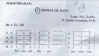 Download TRIMALAH BAPA Lagu.,Arr.,Lirik: P.Yustin Genohon,SVD MP3