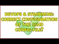 DevOps SysAdmins Correct configuration of the SS config file
