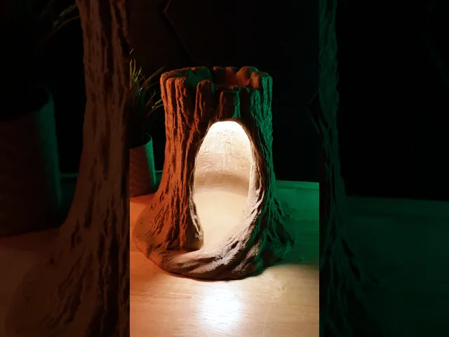 Tree Trunk Lamp video thumbnail