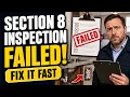 Why Did My Section 8 Inspection Fail Top Reasons Fixes