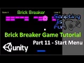 Unity Tutorial - Brick Breaker