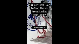 Stop Thieves from Stealing Your Dinghy #short