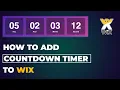Velo Tutorial How to Add Countdown Timer to WIX NO WIDGETS Wix Ideas
