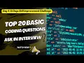 Top 20 Coding Questions For The End Of Your Job Interview 20 String Coding Questions and Answers