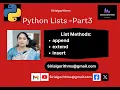 18 Python List - Part3