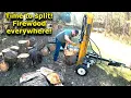 Firewood everywhere Tractor Supply Countyline 25 ton log splitter Wood splitter