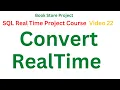 SQL Real-Time Convert Example Free SQL Real-Time Project Course SQL Full Course in Telugu