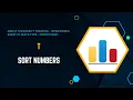 T Sort Numbers Problem Solution Tutorial
