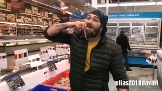 بهادر وحشی ترکیبی خوردن هشت پا 