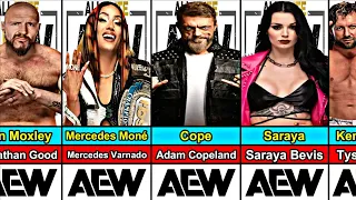 AEW Full Roster Real Names in 2025
