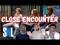 SNL - Close Encounters Reaction McKinnon Strong and Gosling Ryan is Trying to Keep it Together