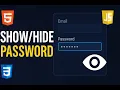 How to Show Hide Password with JavaScript Login Form Example
