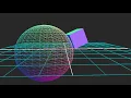 Position things to sphere surface - threejs example