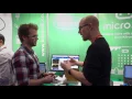 Kitronik doing a demo of the Microbit Inventors Kit
