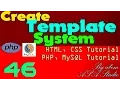 Create Template System 46 Top Navigation Adding Position and Z Index PHP MySQL CSS Tutorial Ser