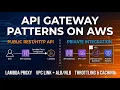 AWS API Gateway Patterns Explained Lambda Proxy VPC Link Throttling Caching