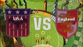 harry potter quidditch world cup nintendo gamecube u s a vs england